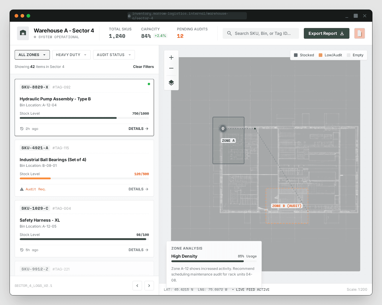 Internal Admin Panels